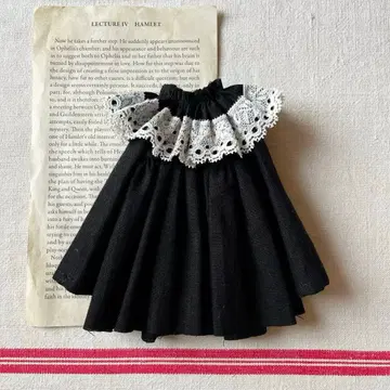 블랙 레이스 원피스 브라이스 아웃핏 핸드메이드 인형 의류