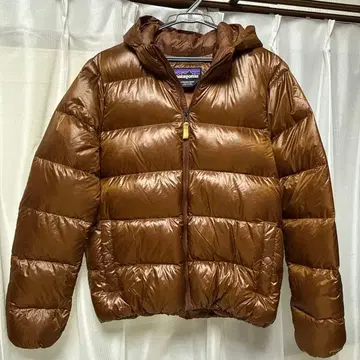 patagonia 여성용 L 브라운 다운 자켓