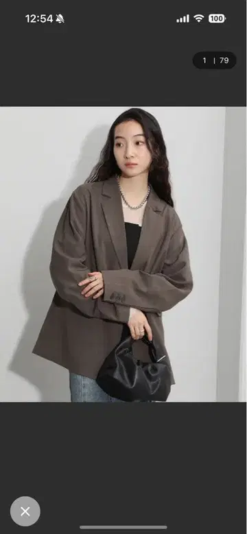 NOGLE 오버라이트 테일러드 자켓