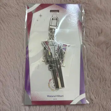 와타라이 히바리 니지산지 7주년 메탈 참 키링 참