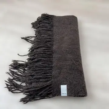 CASPER JOHN 빅 볼륨 머플러 브라운