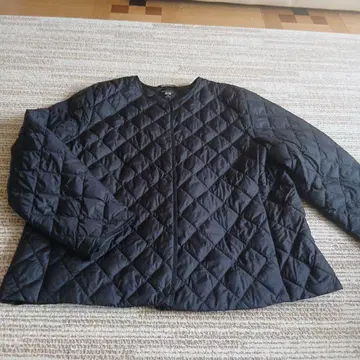 블랙 퀼팅 자켓