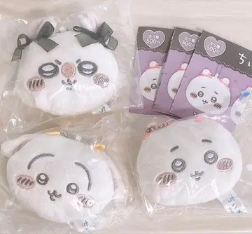 [ 미개봉 ] 치이카와 마스코트 거울 리본 3종 가챠 모몽가 토끼