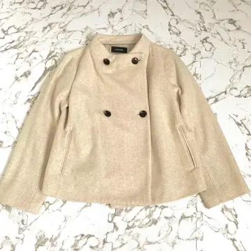 새상품급 언타이틀 더블 브레스트 숏코트 울