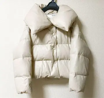 Herlipto 비건 레더 쉘 다운 재킷