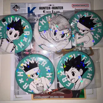 HUNTER x HUNTER 곤 올스타 캔뱃지 GI편 스티커 포함