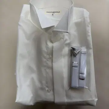 결혼식용 윙 셔츠 커프스 서스펜더 손수건 포함