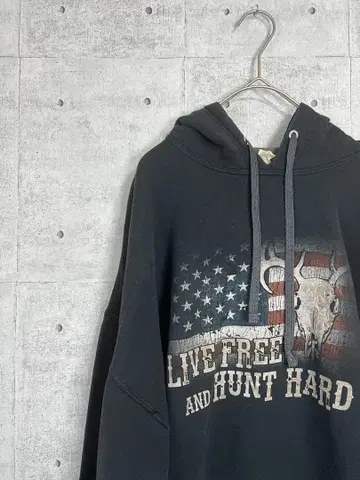 해외 구제 의류 프룻 오브 더 룸 후드티 블랙 빅