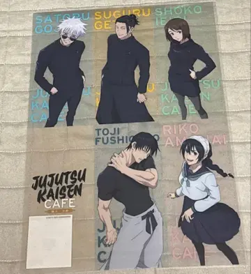 주술회전 회옥옥절 클리어 포스터 카페