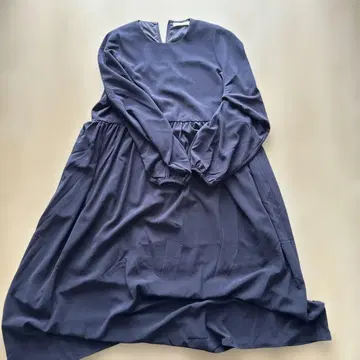 심플리시떼 네이비 롱 플레어 원피스