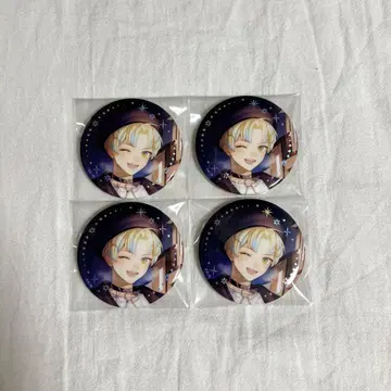 니지산지 히바치 마나 윈터 데이트 투 트윙클 기프트 캔뱃지 4개