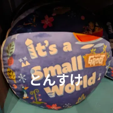 택 포함 새상품 쿠션 그루트 잇츠어스몰월드 디즈니