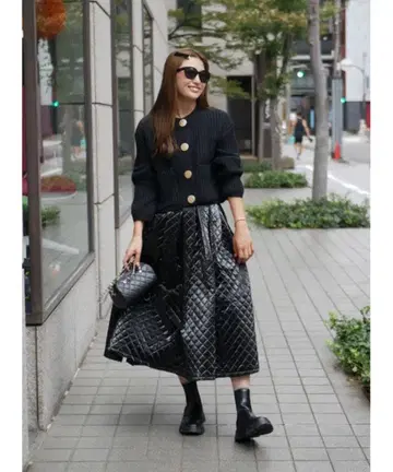 bebeod 미사용 골드 버튼 디자인 니트 가디건