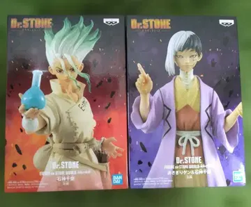 Dr.STONE 피규어 이시가미 센쿠 & 아사기리 겐 세트 미개봉