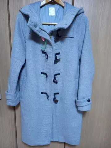 테치치 코트 그레이 M 더플 코트