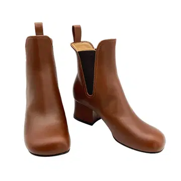 [ 미사용 ] PELLICO MILENA 사이드 고어 가죽 부츠 34.5