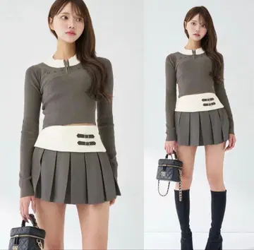 다리치 DARICH 니트 셋업 그레이 Free