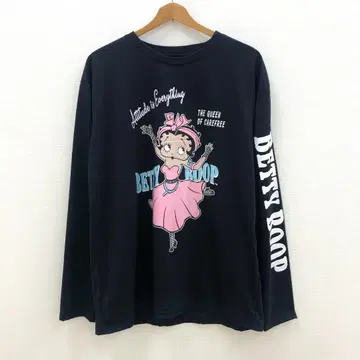 택 포함 Betty Boop 베티 부프 긴팔 T셔츠 3L