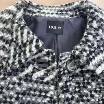 모헤어 숏 코트 아우터 RULE