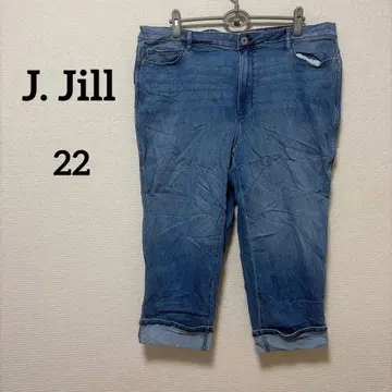 J. Jill [ 22 ] 하이라이즈 크롭 데님 팬츠