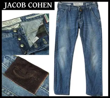 이탈리아제 야콥 코헨 PW613 빈티지 가공 데님 팬츠 W31