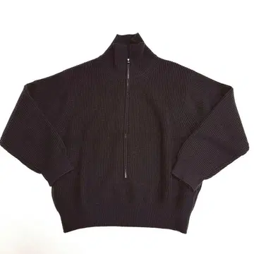 YOKE 요크 3/4 highneck rib sweater S 니트