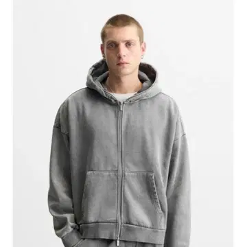새상품급 ZARA 워시 가공 후디 S 사이즈 완판템