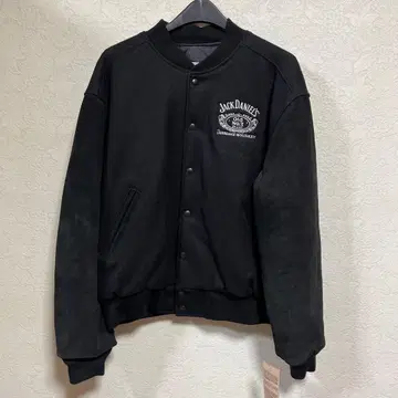 Jack Daniel's 블랙 바시티 자켓