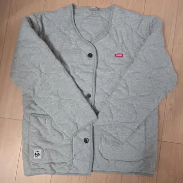CHUMS 퀼팅 플리스 자켓 XL 그레이