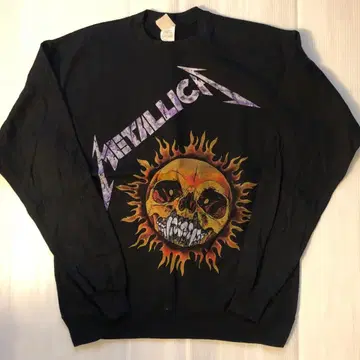 메탈리카 METALLICA M 속기모 밴딩 맨투맨 트레이닝복