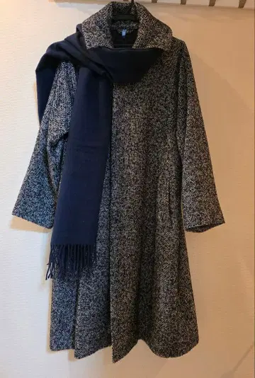 그랑마마도터 toro 롱 코트 빅 칼라 스텐카라 코트