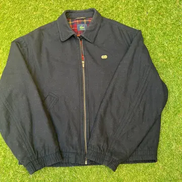 LACOSTE 스탠드 카라 울 자켓