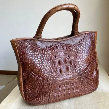 [ IBIZA ] 가죽 핸드백 브라운