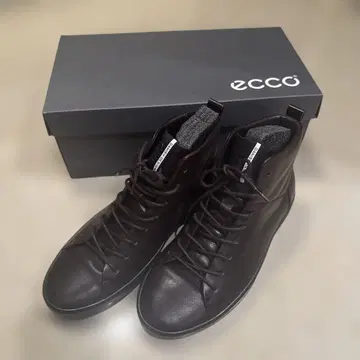 거의 미사용 에코 ecco 남성용 가죽 숏부츠