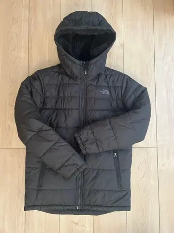 THE NORTH FACE 후드 부착 다운 자켓 블랙
