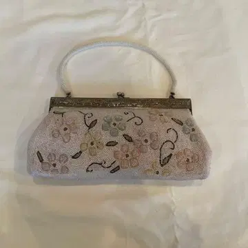 비즈 자수 꽃무늬 일본 의류용 가방