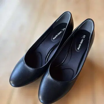 marie claire 블랙 하이힐 23.5cm 힐 7cm