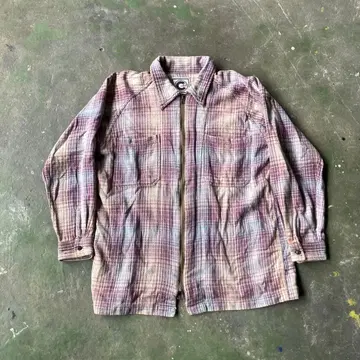 클린치 플란넬 셔츠 90s 00s