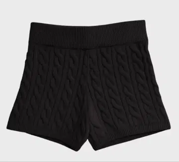 THETOE Leadenhall Pants 니트 숏팬츠 블랙