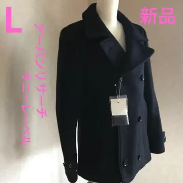 택 포함 새상품 어반 리서치 서니 레이블 P 코트 L 사이즈 네이비