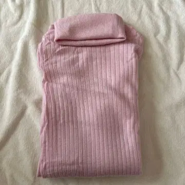 Drawer 코튼 실크 터틀넥