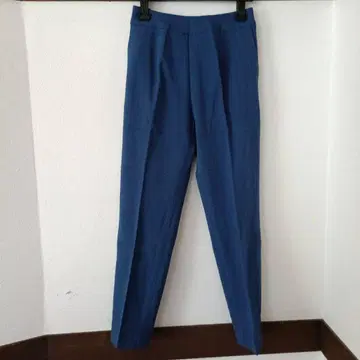 미사용 새상품 FLASK 프라스크 여성 팬츠 슬랙스 블루 36