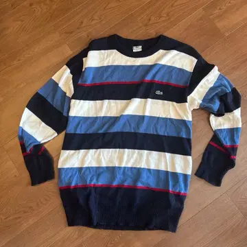 LACOSTE 스트라이프 스웨터 XXL