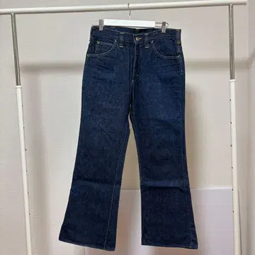 리 다크 블루 부츠컷 데님