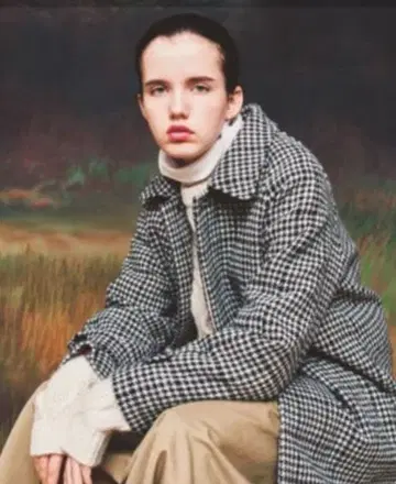 BEAMS BOY 해리스 트위드 코트