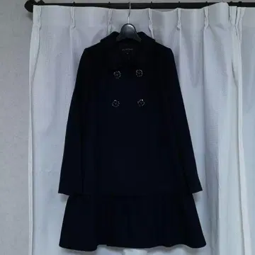 JILL STUART 질스튜어트 비쥬 페플럼 코트 피코트