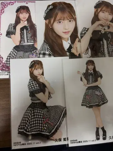 AKB48 쿠보 히나노 사진 컴프 5매 세트 2025년 11월