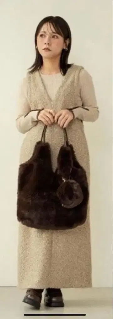 [시마무라] yumi 오버롤 스커트 2색 세트 L 사이즈