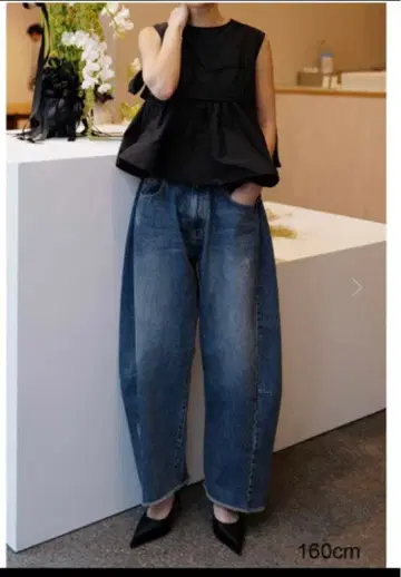 machatt 커브 데님 새상품 데님 36