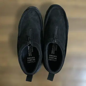 CONVERSE CAMPING SUPPLY 블랙 스니커즈